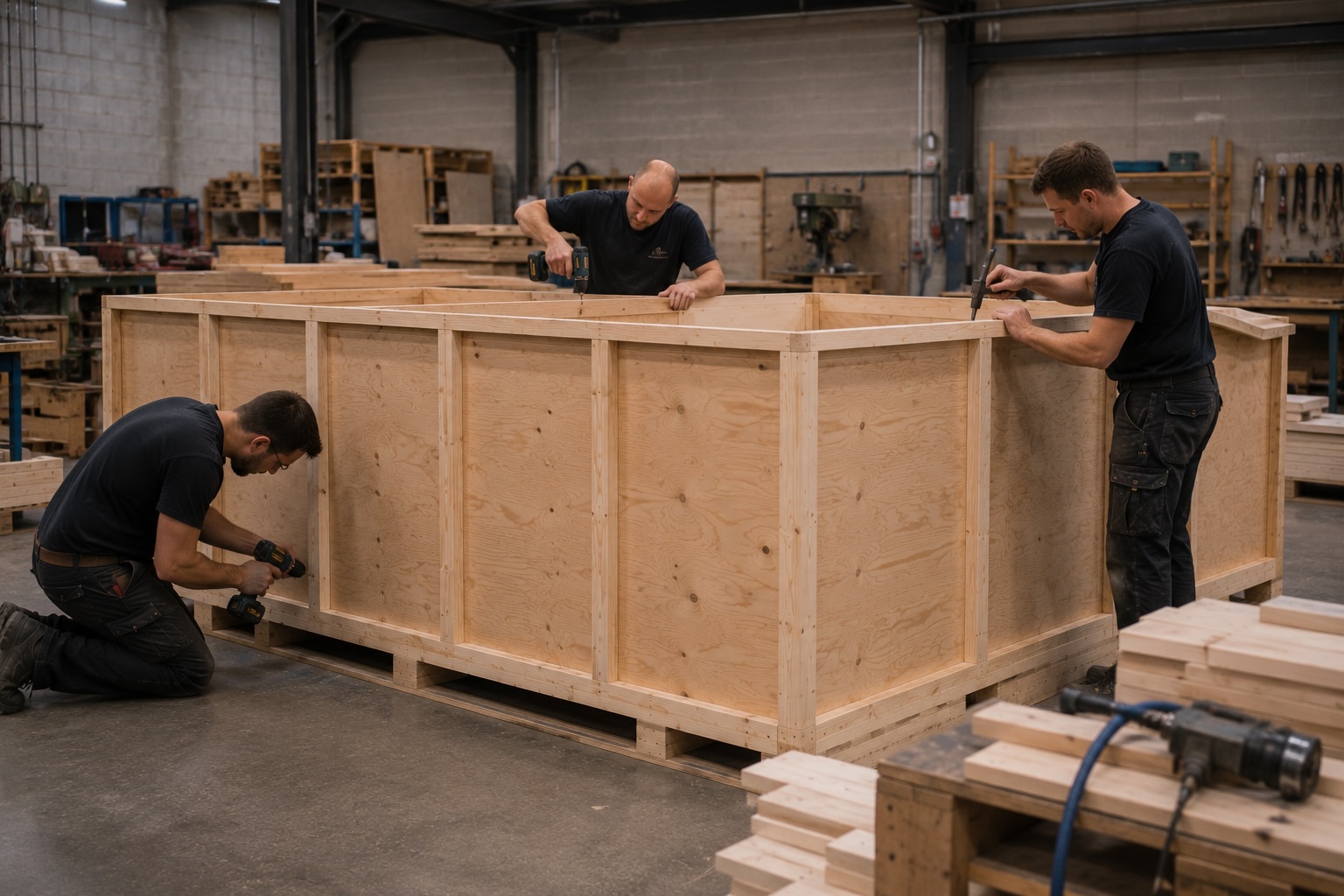 Exportpack verpakking en productie